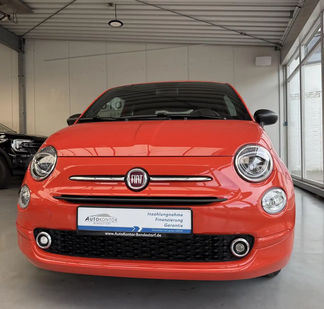 Fiat 500 *Klima *Tempomat *PDC *CarPlay Orange - 1