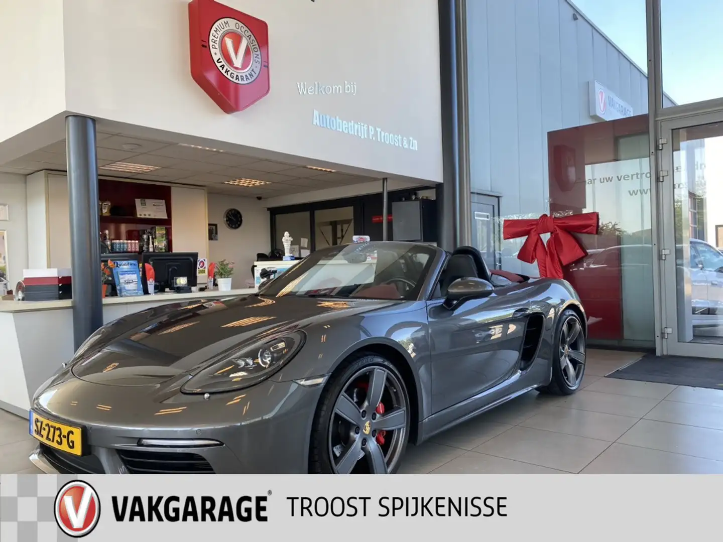 Porsche 718 Boxster S 2.5 PDK Navigatie/Climate controle/Cruis Gris - 1