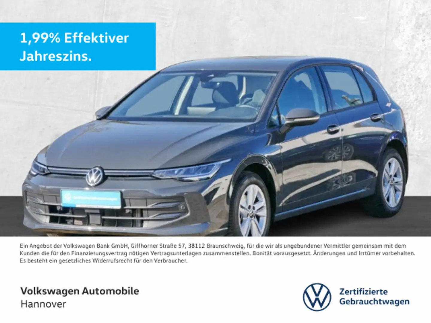 Volkswagen Golf VIII 1.5 TSI Facelift Life Navi AHK LED Dig Gris - 1