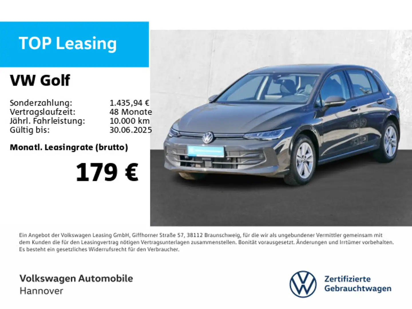 Volkswagen Golf VIII 1.5 TSI Facelift Life Navi AHK LED Dig Grau - 1