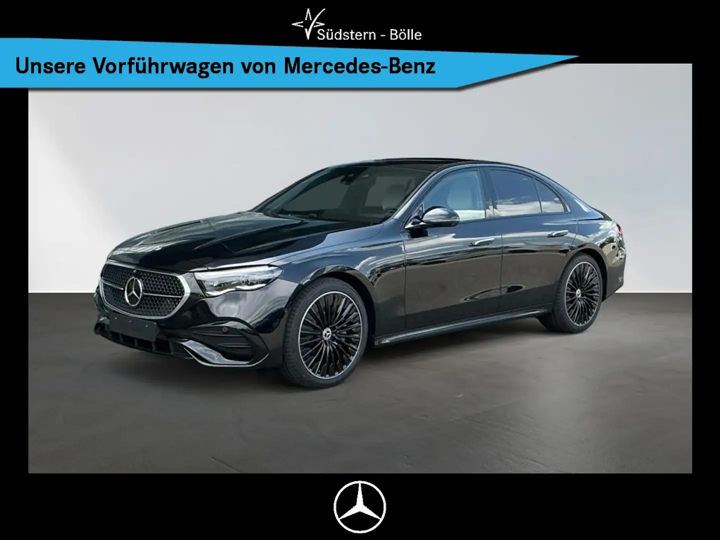 Mercedes-Benz E 450 d 4M +AMG+DISTRO+SHZ+NAVI+LUFTFEDERUNG+PDC Schwarz - 1