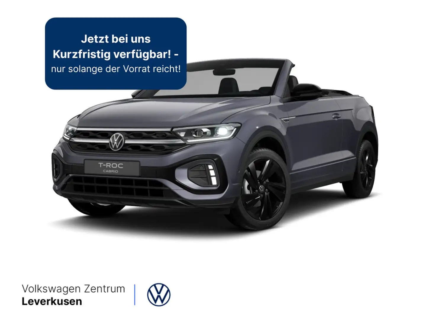 Volkswagen T-Roc Cabriolet TSI R-Line LED KAM ACC AHK PD Grau - 1