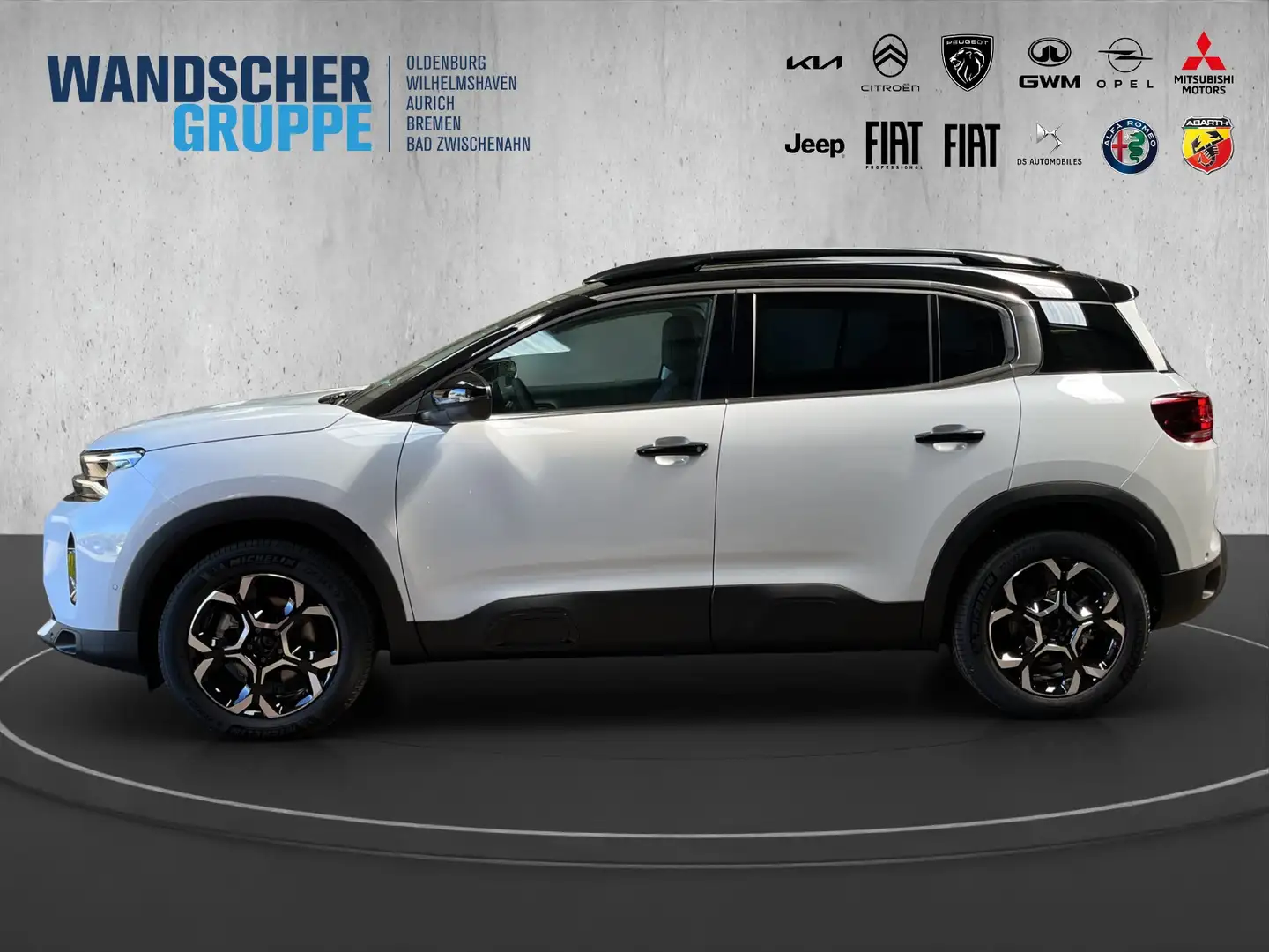 Citroen C5 Aircross Hybrid 145 MAX +Navi+LED+SHZ+KeyLess Bílá - 2
