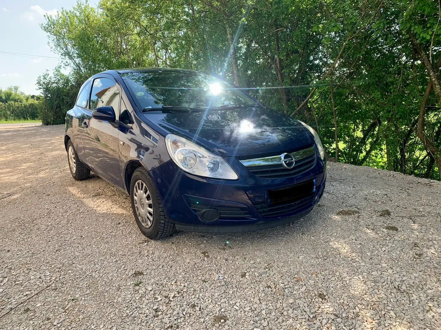 Opel Corsa Corsa 1.2 - 80 Twinport Enjoy Bleu - 2