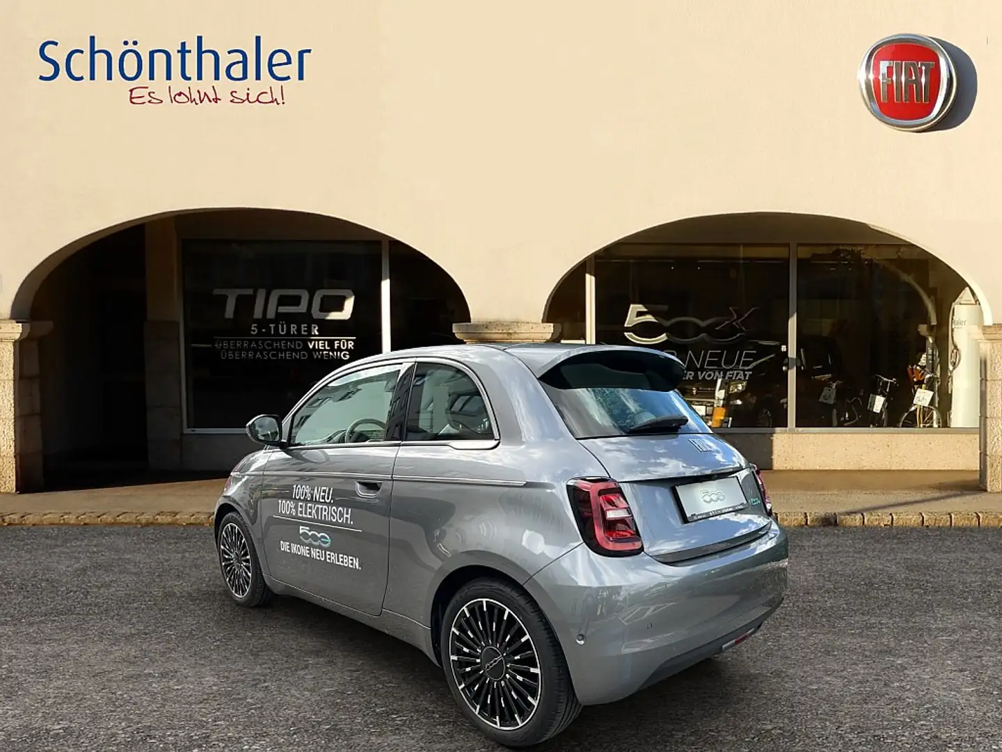 Fiat 500e 500 Elektro La Prima by Bocelli 42 kWh TOP-Auss... Gris - 2