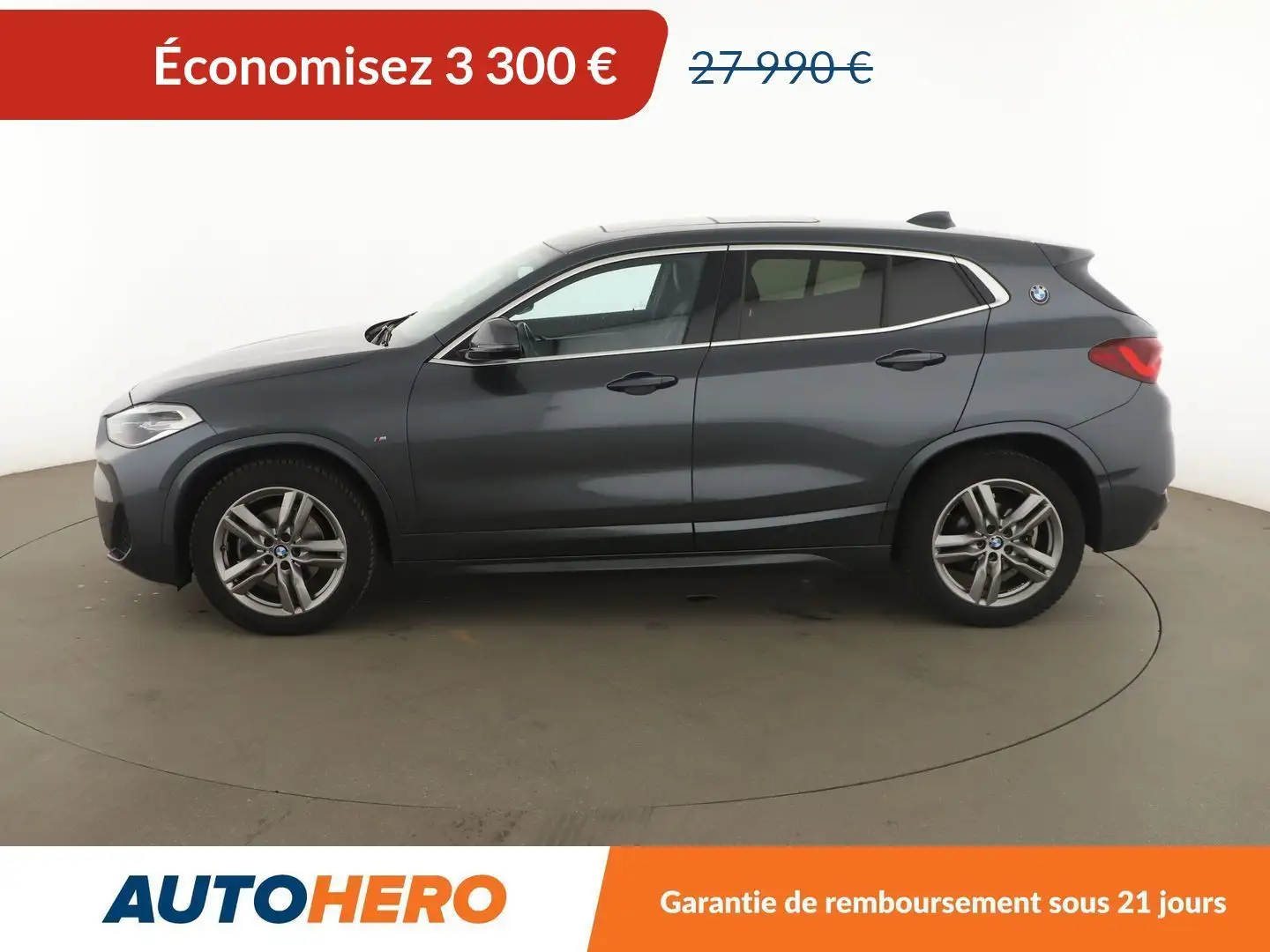 BMW X2 sDrive18dA M Sport Gris - 1