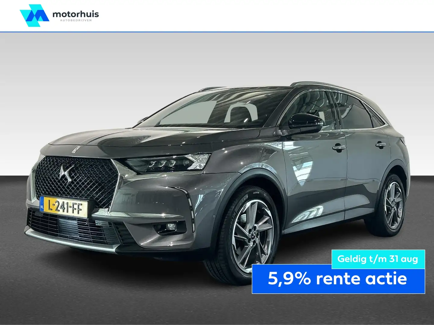 DS Automobiles DS 7 Crossback 1.6 Puretech 180pk Aut Grand Chic Grijs - 1