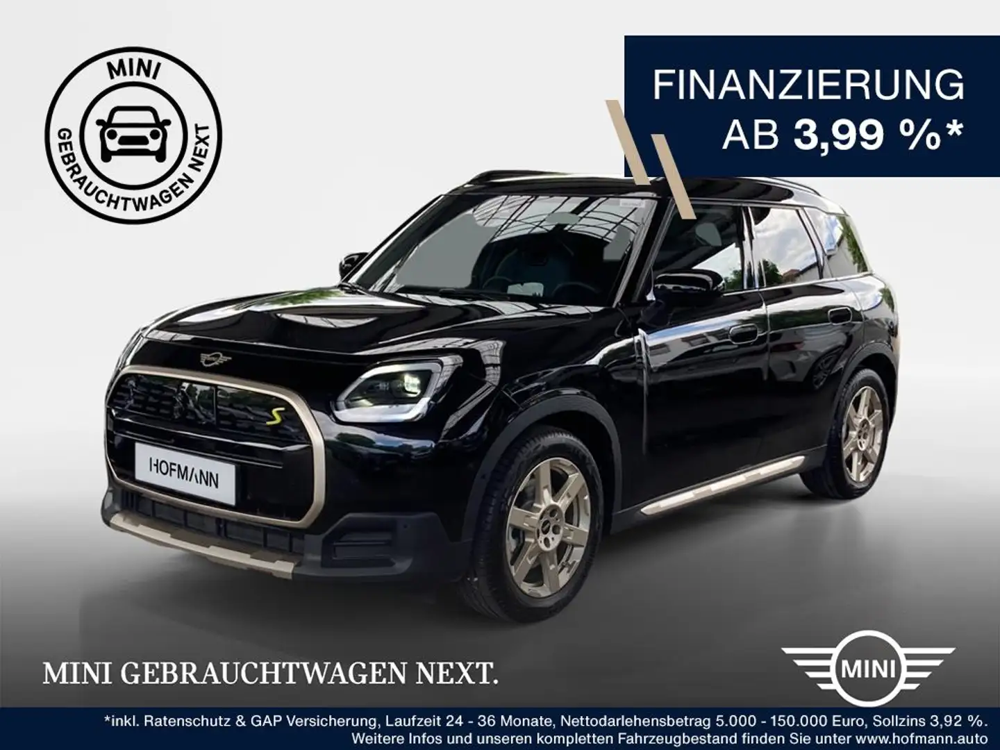 MINI Cooper SE Countryman Favoured Trim Schwarz - 1