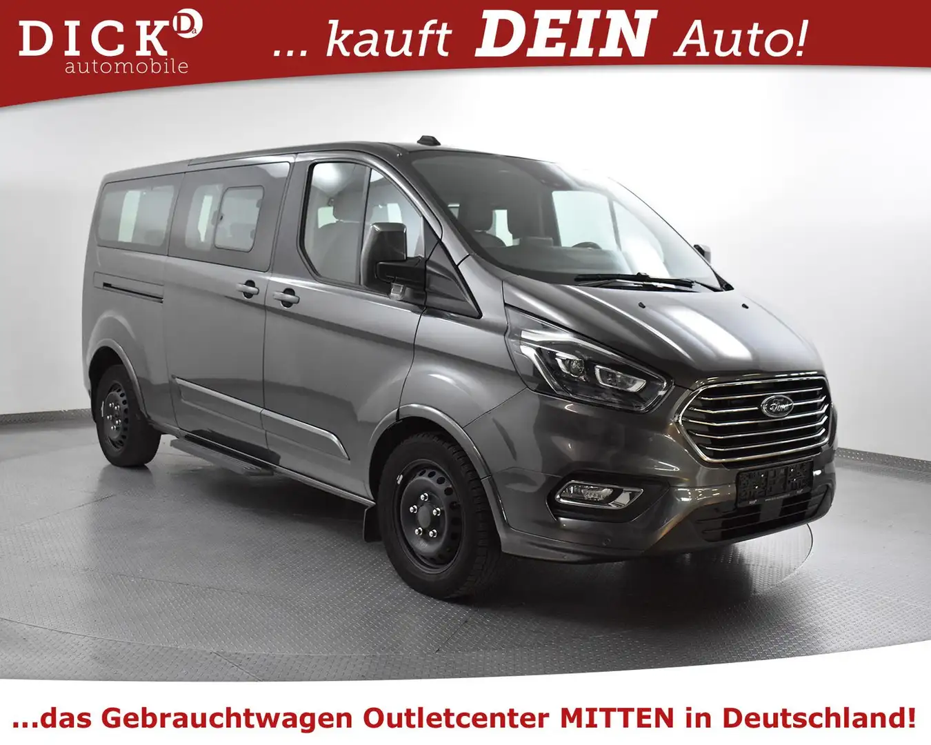 Ford Tourneo Custom Tourneo Cust 2.0TDCi 320 Titan X 8SI+XEN+KAM+AHK Grau - 1