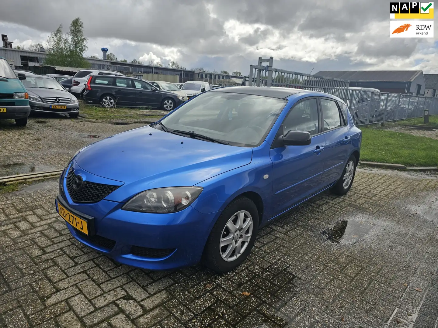 Mazda 3 Sport 1.6 Touring Sportline Airco Bj:2005 Blu/Azzurro - 1