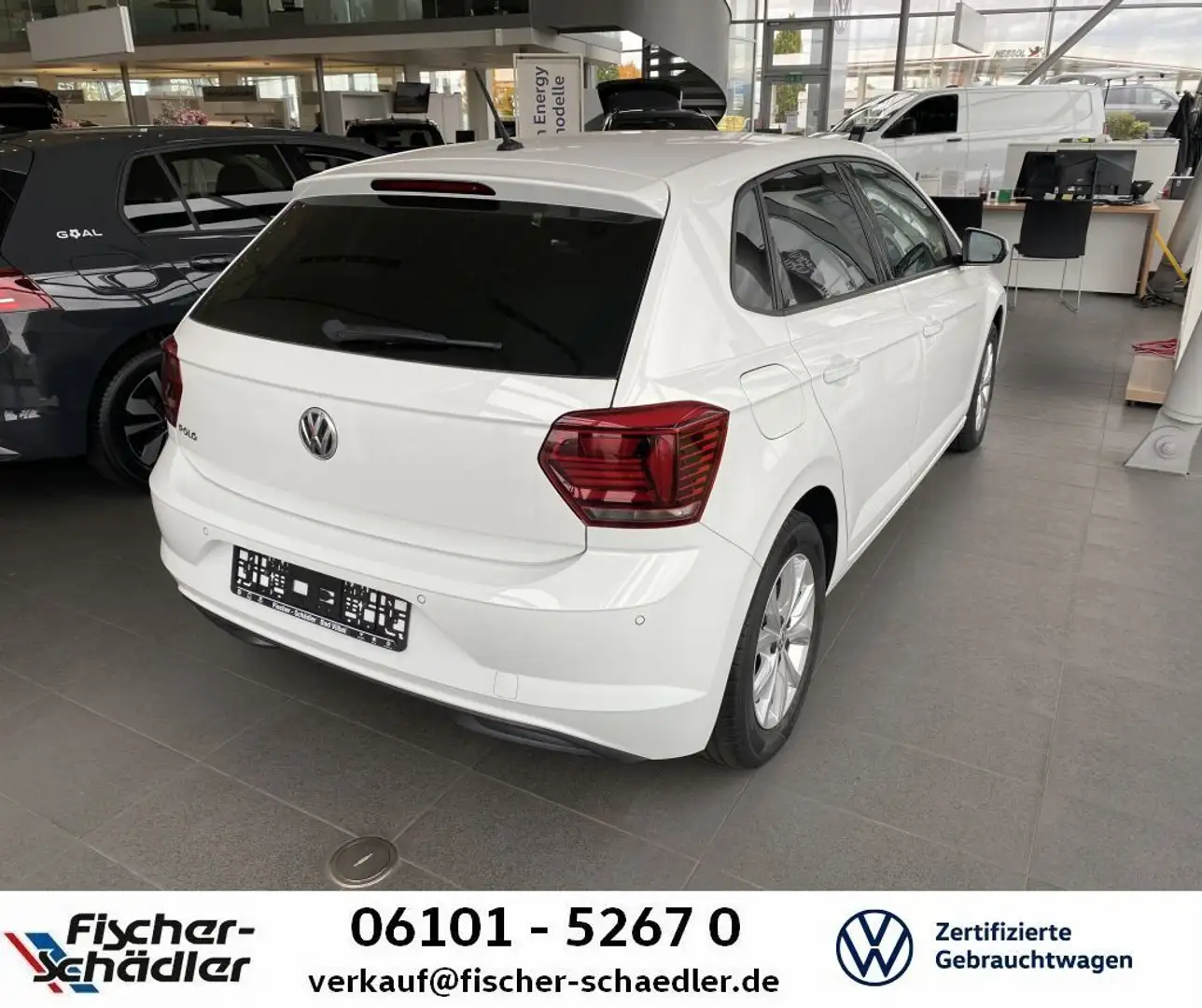 Volkswagen Polo Highline 1.0TSI*Sitzhz*15''*ParkPilot*Klima Weiß - 2