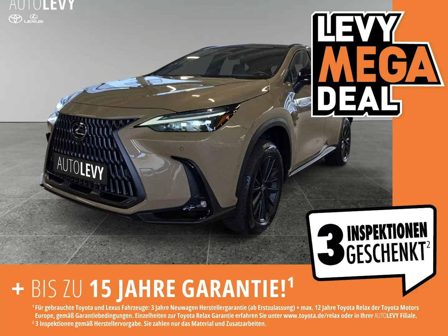 Lexus NX 350h Overtrail 4x4 +Pano+Memory+MarkLewinson+ Beige - 1