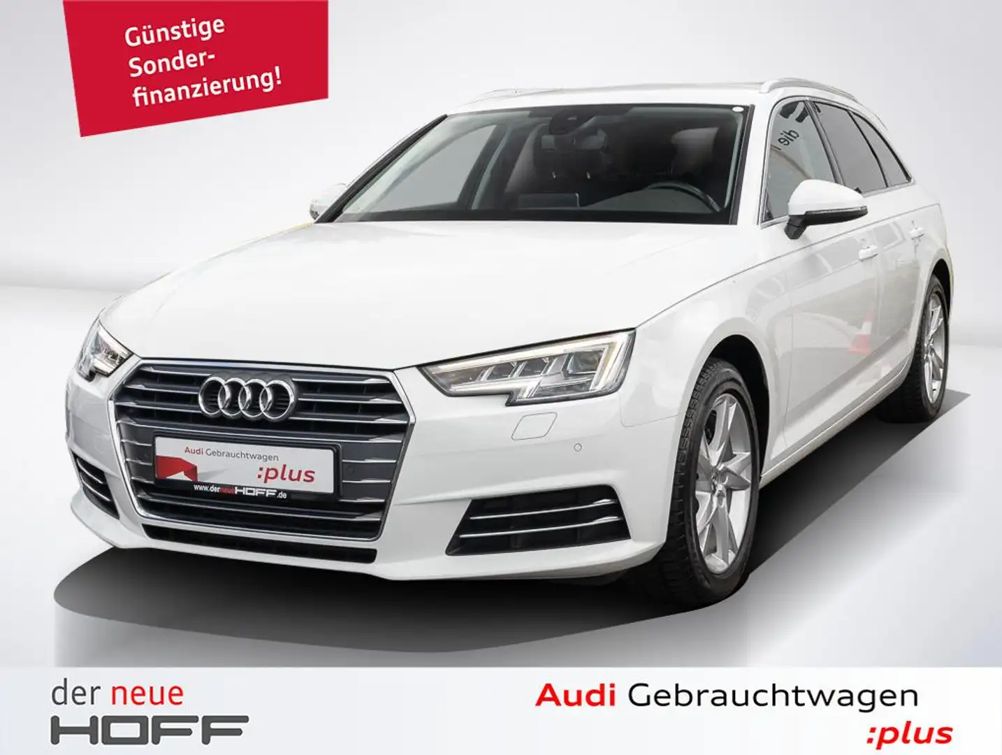 Audi A4 Avant 2.0 TFSI sport ultra 19 Zoll Matrix Side Ass Білий - 1