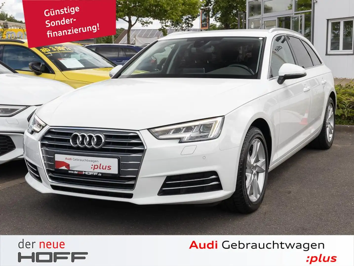 Audi A4 Avant 2.0 TFSI sport ultra 19 Zoll Matrix Side Ass Bianco - 1