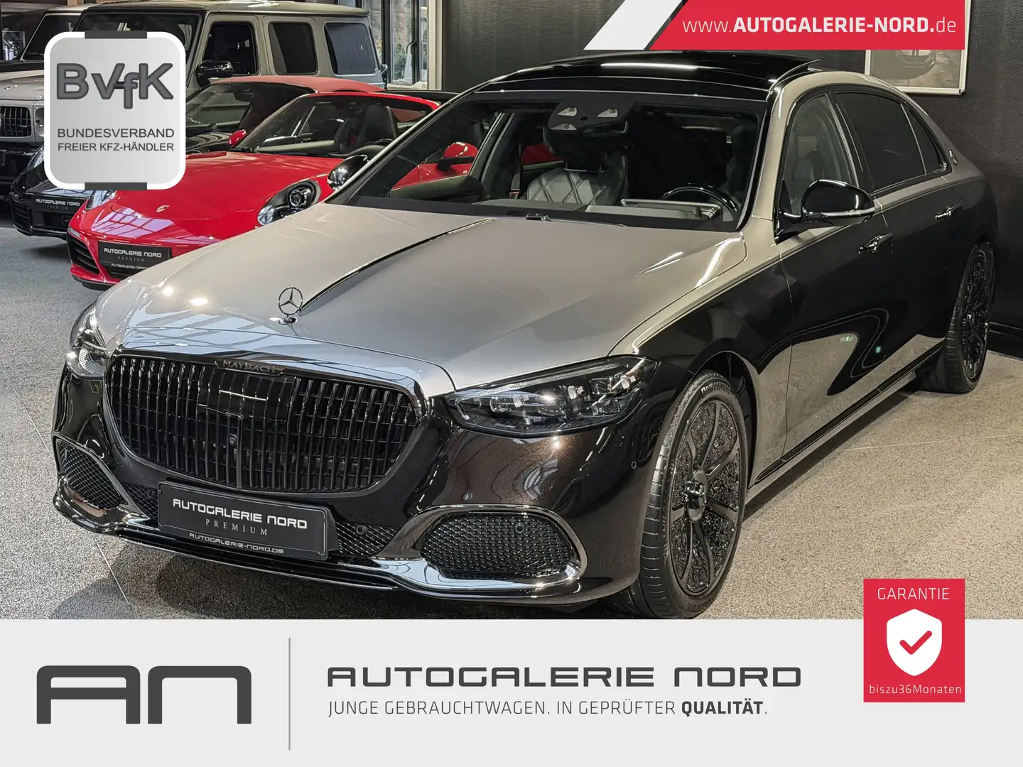 Mercedes-Benz S 580 Maybach Night Series+Duotone+Burmester4D Schwarz - 1