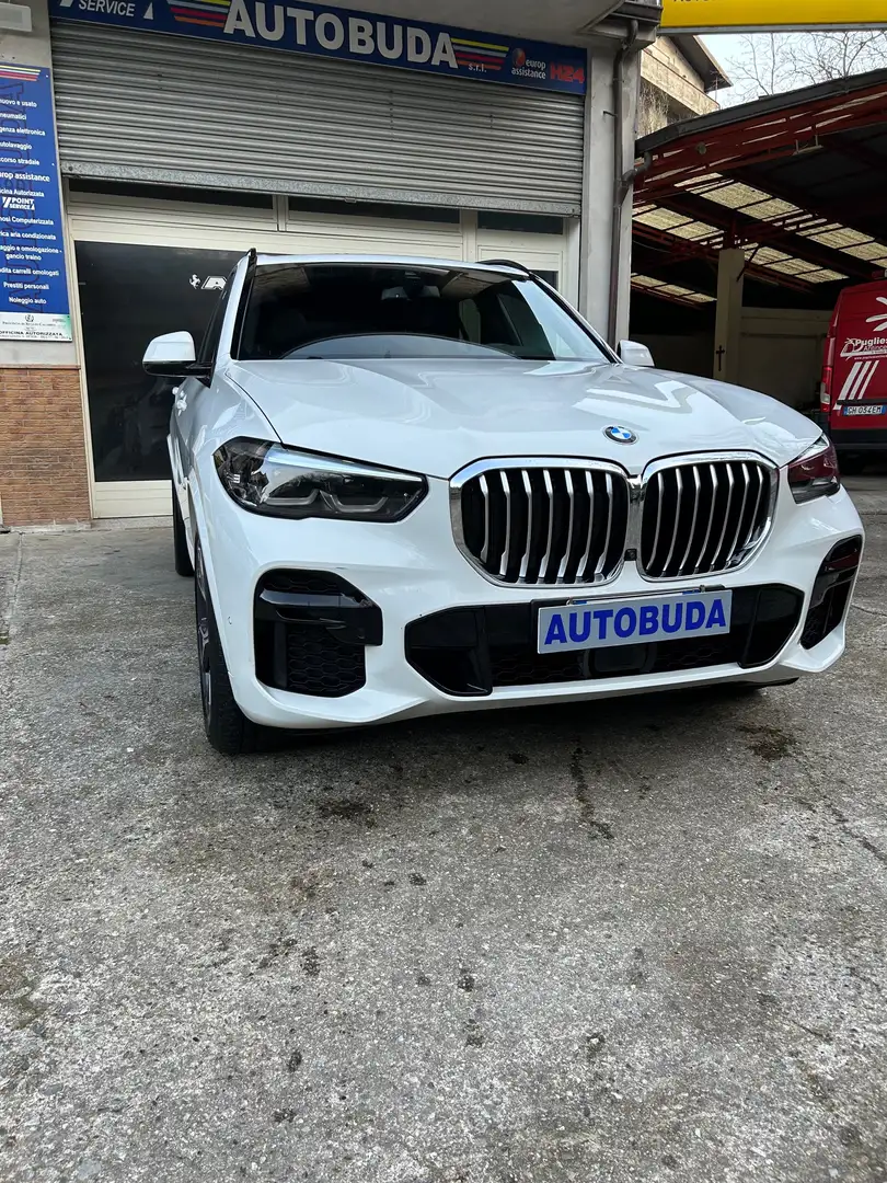 BMW X5 xdrive30d mhev 48V Msport auto Bianco - 1