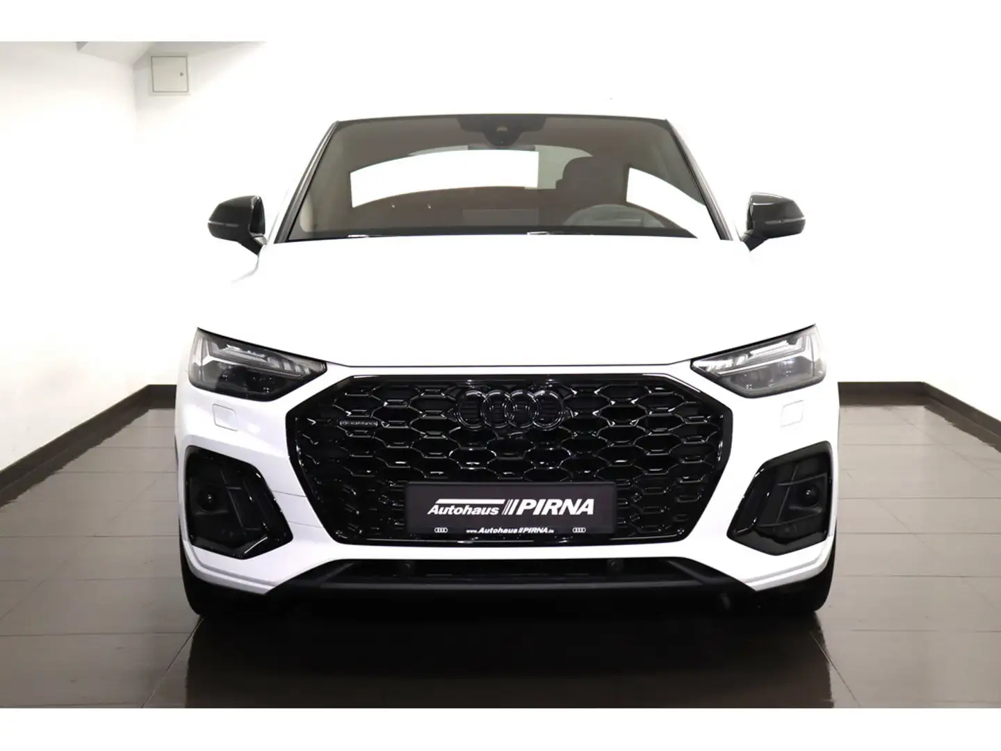 Audi Q5 40 Sportback 2.0 TDI quattro S line Panorama Weiß - 2