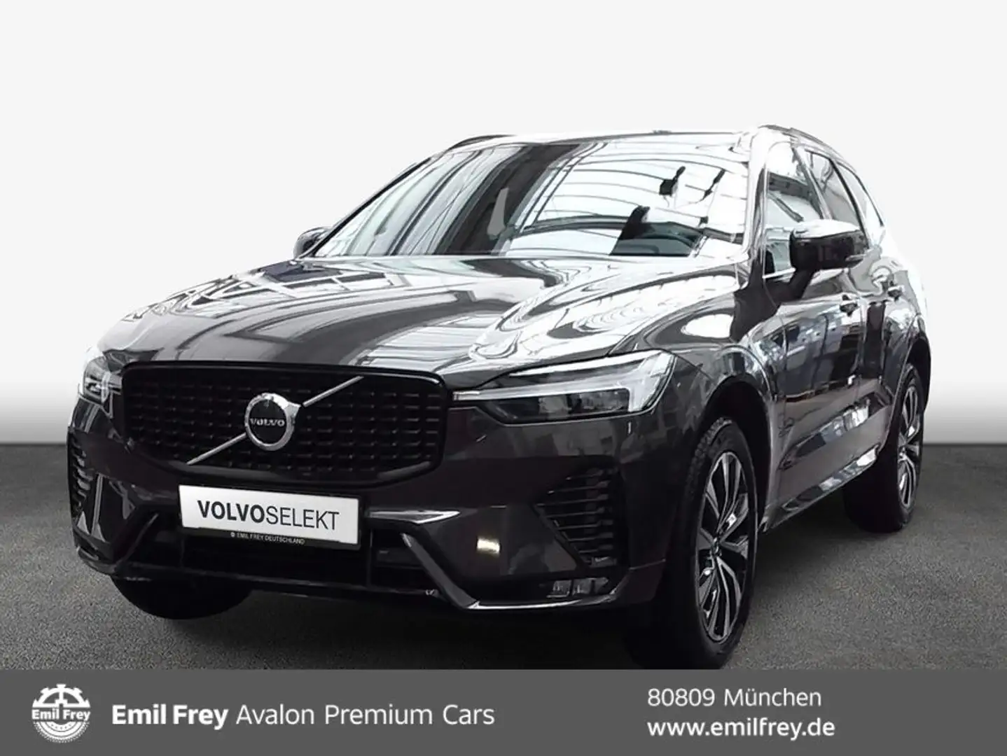Volvo XC60 XC60 B4 AWD Plus-Dark Aut PilotAssist BLIS Leder Grijs - 1