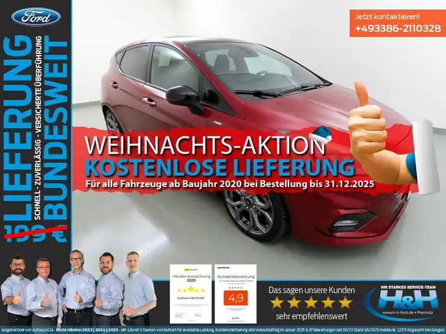 Ford Fiesta 1.0 M-Hybrid ST-Line Pano+LED+iACC+Kamera