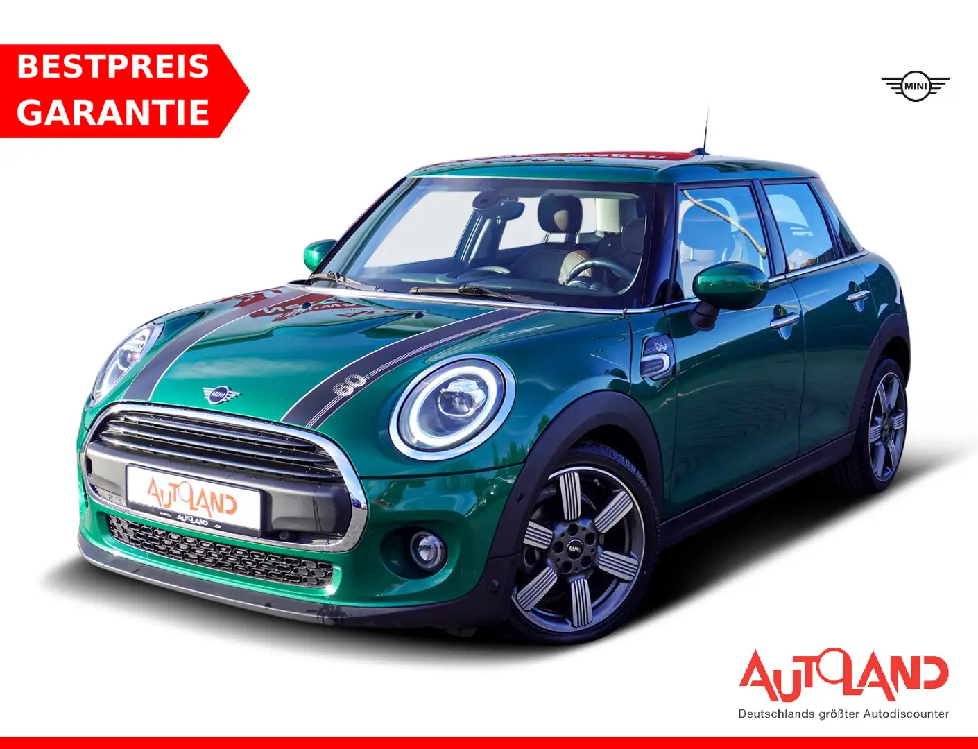 MINI One Mini 1.5 One 60 Years LED PDC Tempomat Bluetooth Vert - 1