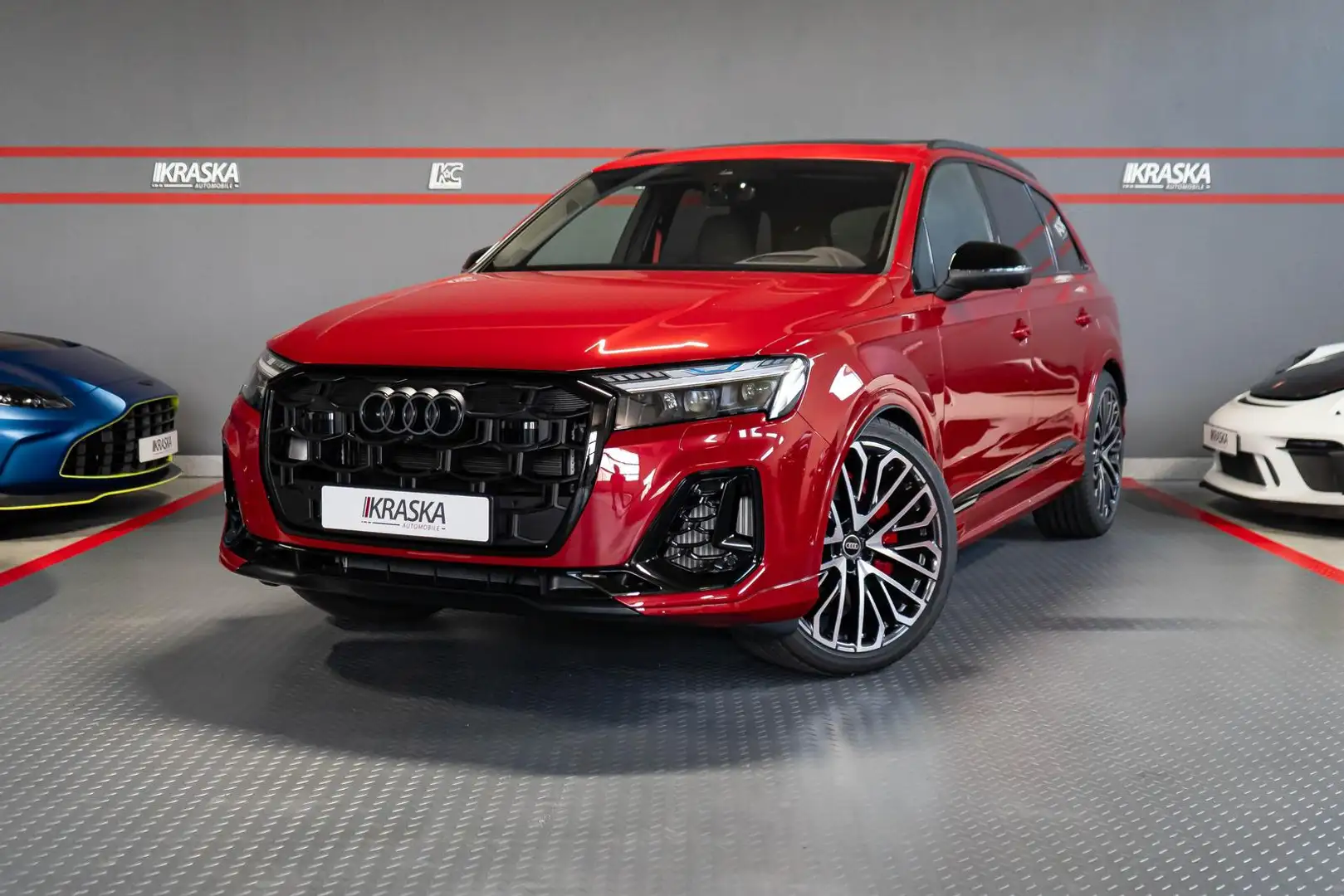 Audi SQ7 4.0 TFSI quattro ABT PANO B&O STHZ MASSAGE Rouge - 1