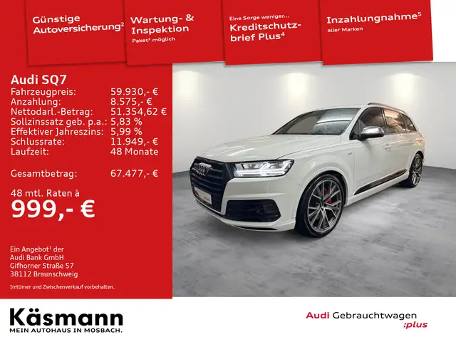 Audi SQ7 TDI quattro HUD NAV ALLRADL KAM ACC PANO SHZ