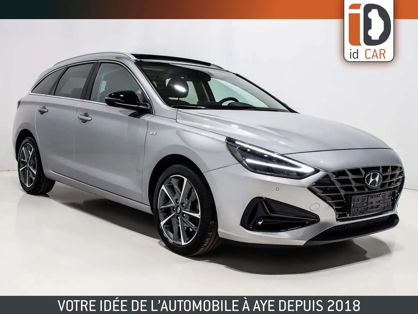 Hyundai i30 SW 1.0 T-GDi 120 MHEV AUTO CUIR TOIT PANO GPS JA17 Gris - 1