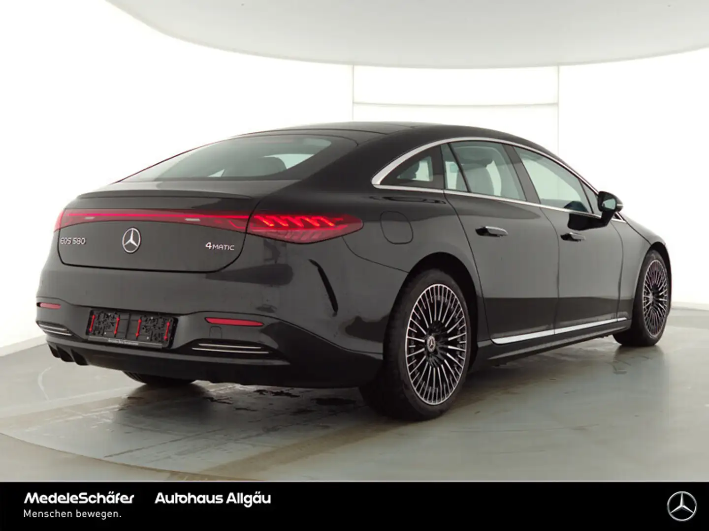 Mercedes-Benz EQS EQS 580 4M AMG Edition1 NAPPA-grau Hyper NP170 LED Negro - 2
