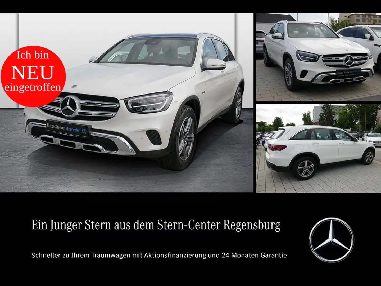 Mercedes-Benz GLC 300 e 4MATIC LED SHD MBUX Exclusive AHK 360 Blanc - 1