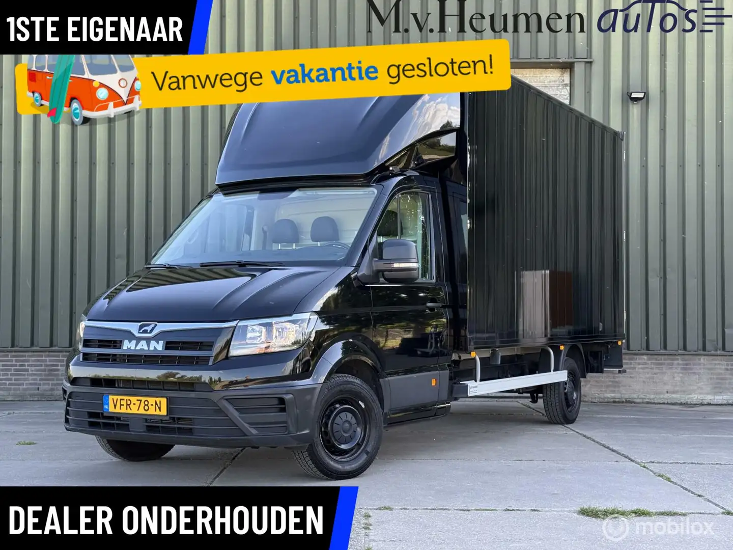 MAN TGE 35 2.0 140PK Automaat RVS Bakwagen CarPlay Cruise Schwarz - 1