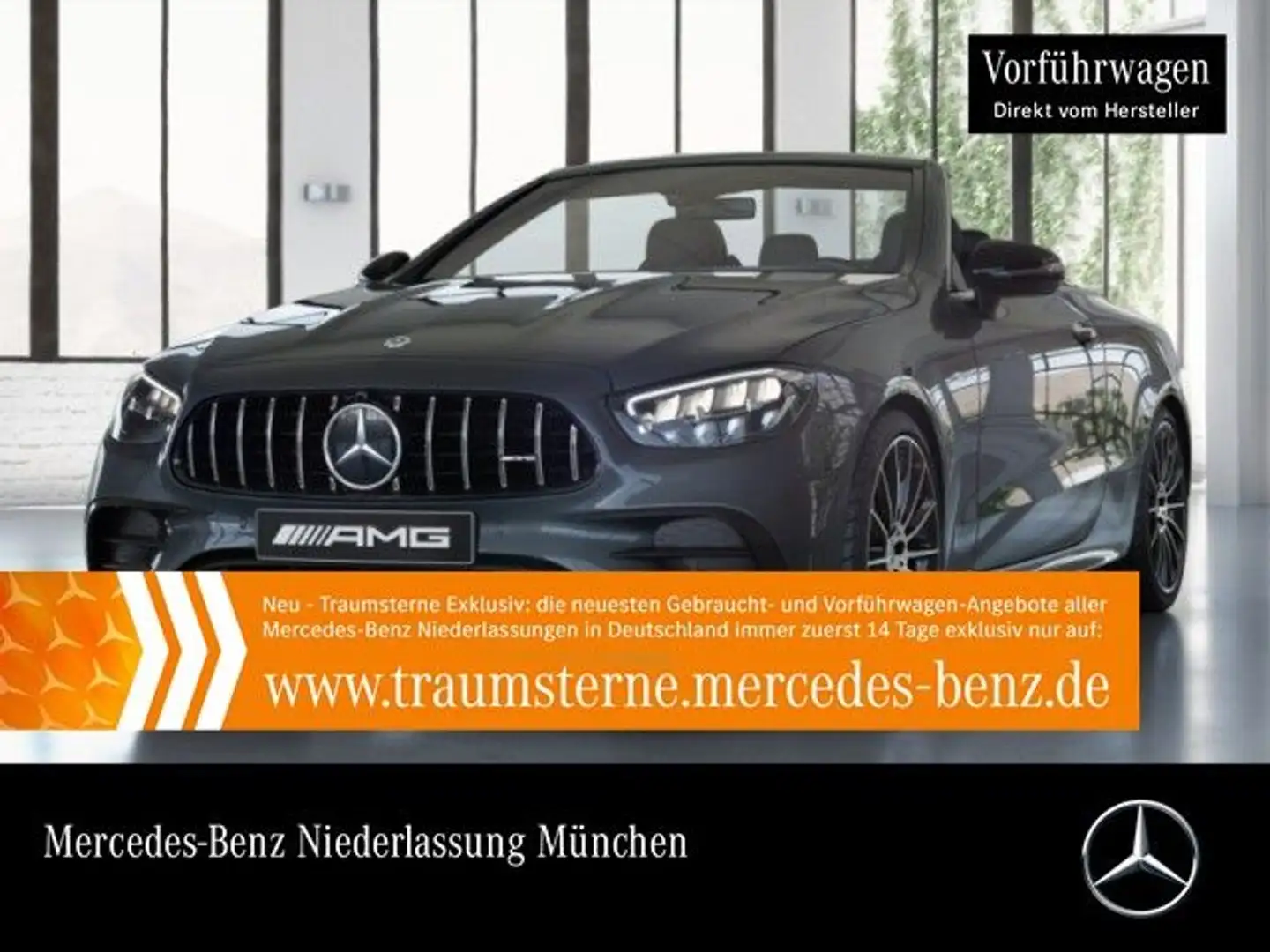 Mercedes-Benz E 53 AMG AMG Cab. Perf-Abgas WideScreen Distr. LED Night Grijs - 1