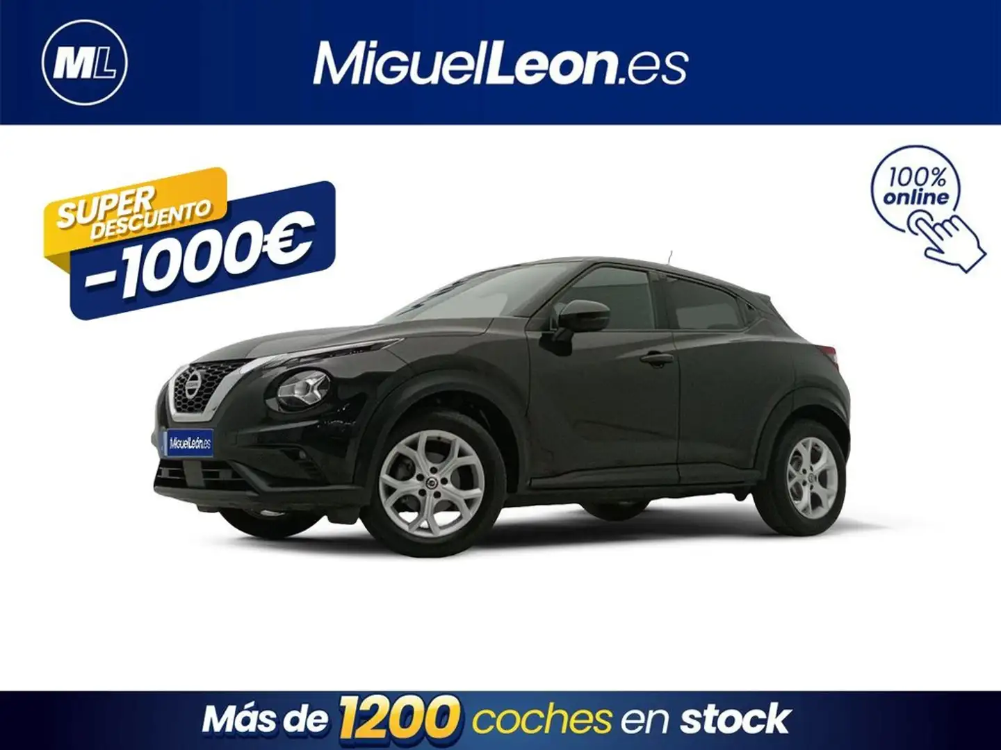 Nissan Juke DIG-T 86 kW (117 CV) 6 M/T ACENTA Zwart - 1