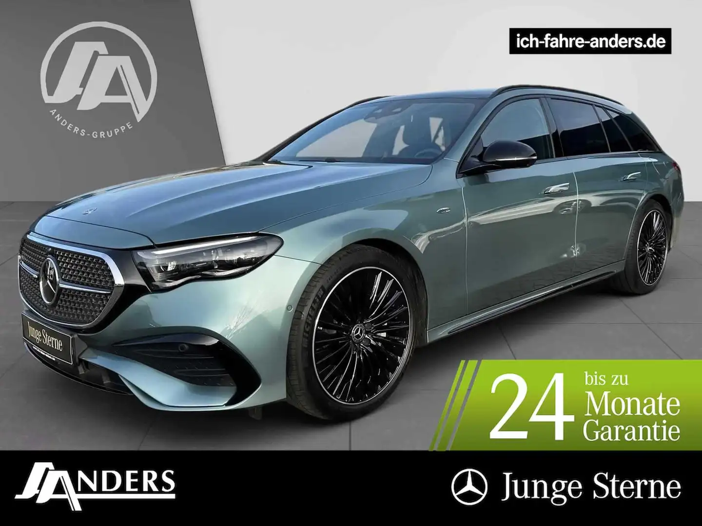 Mercedes-Benz E 300 de T AMG+AHK+Distr+Pano+SUPERSCREEN+Night Grau - 1