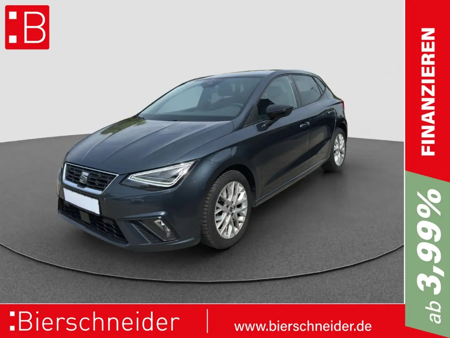 SEAT Ibiza 1.0 TSI DSG FR AB 194EUR NAVI REAR VIEW SHZ Grau - 1