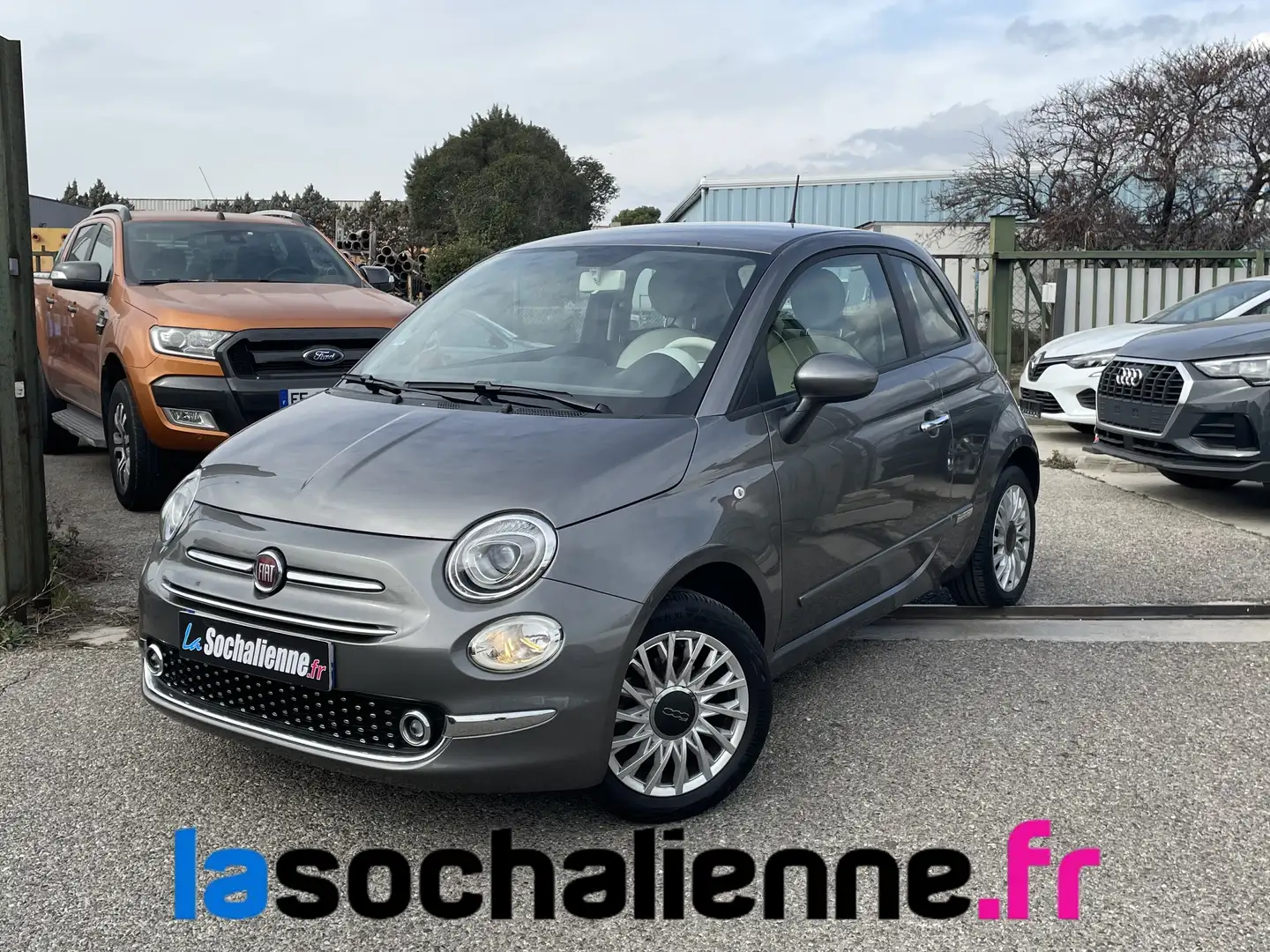 Fiat 500 1.0 70 ch Hybride BSG S/S Dolcevita Gris - 1