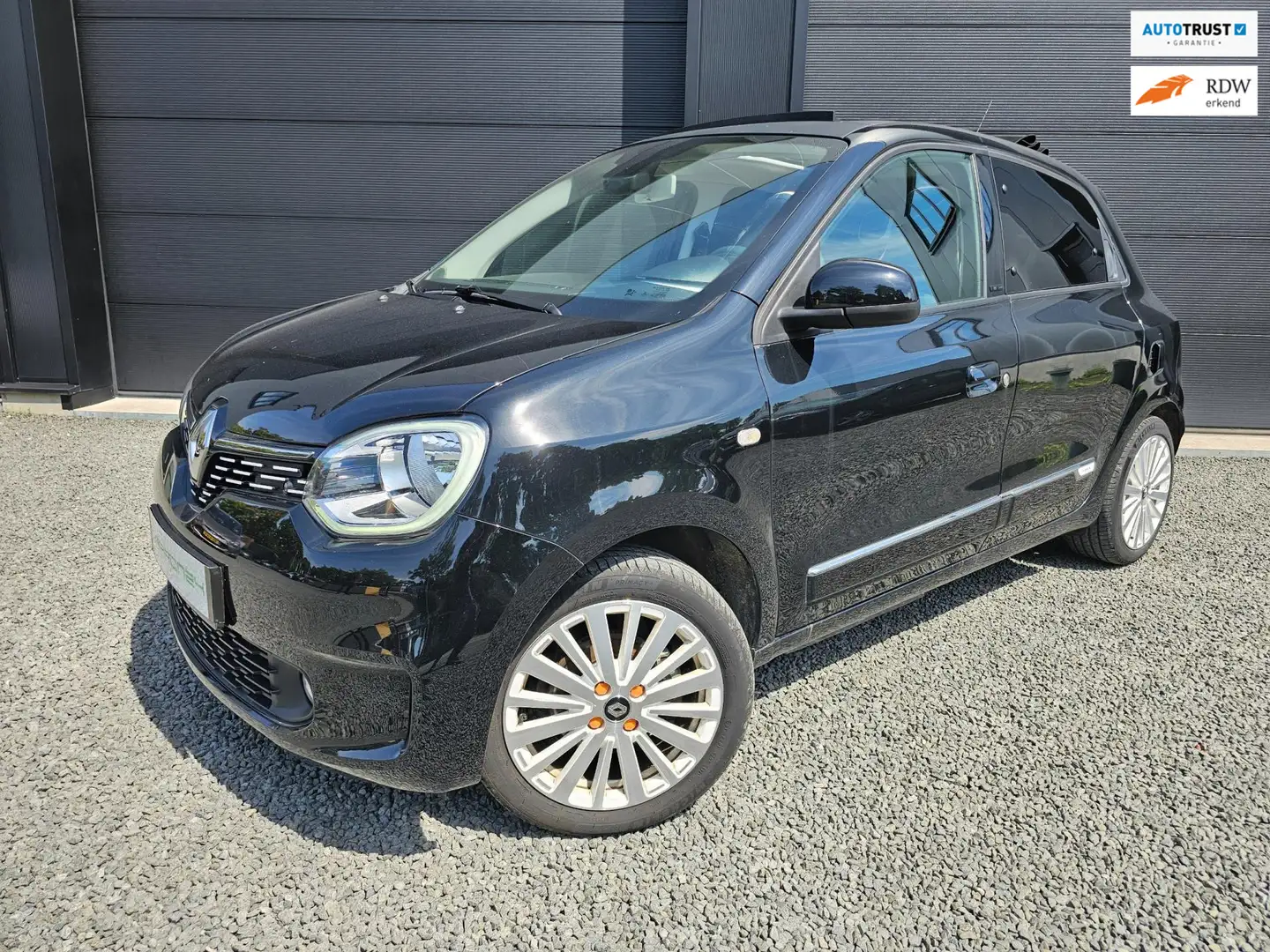 Renault Twingo Z.E. R80 Série Limitée Vibes | Open dak | SOH 91% Zwart - 1