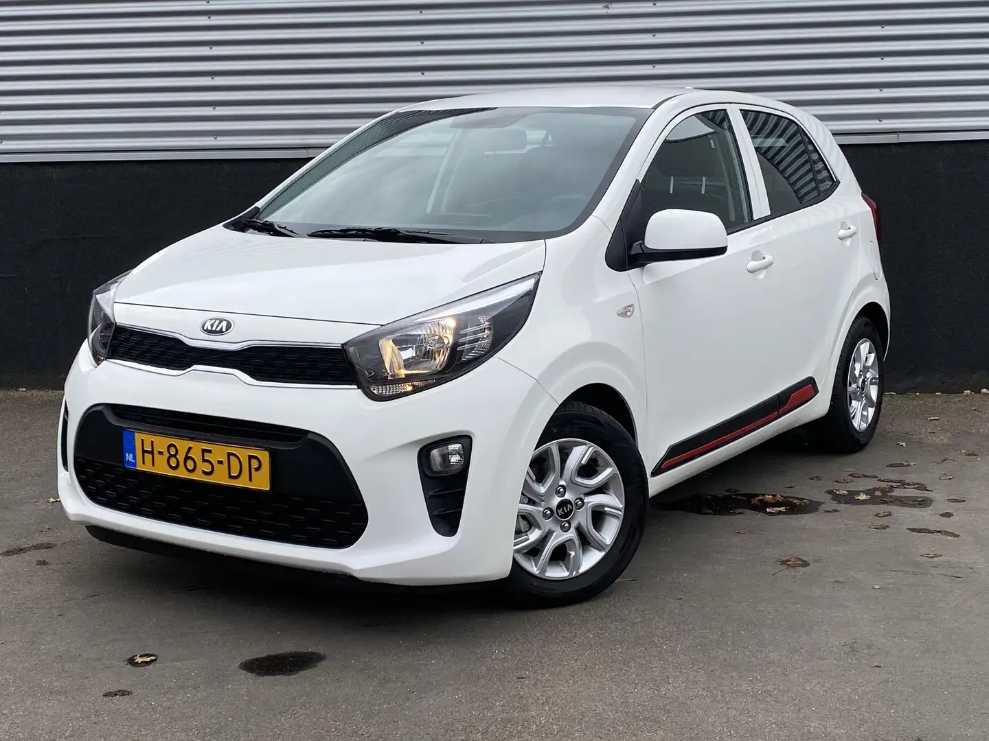 Kia Picanto 1.0 MPi DynamicLine Zeer Lage Km-stand, Achteruitr Wit - 2