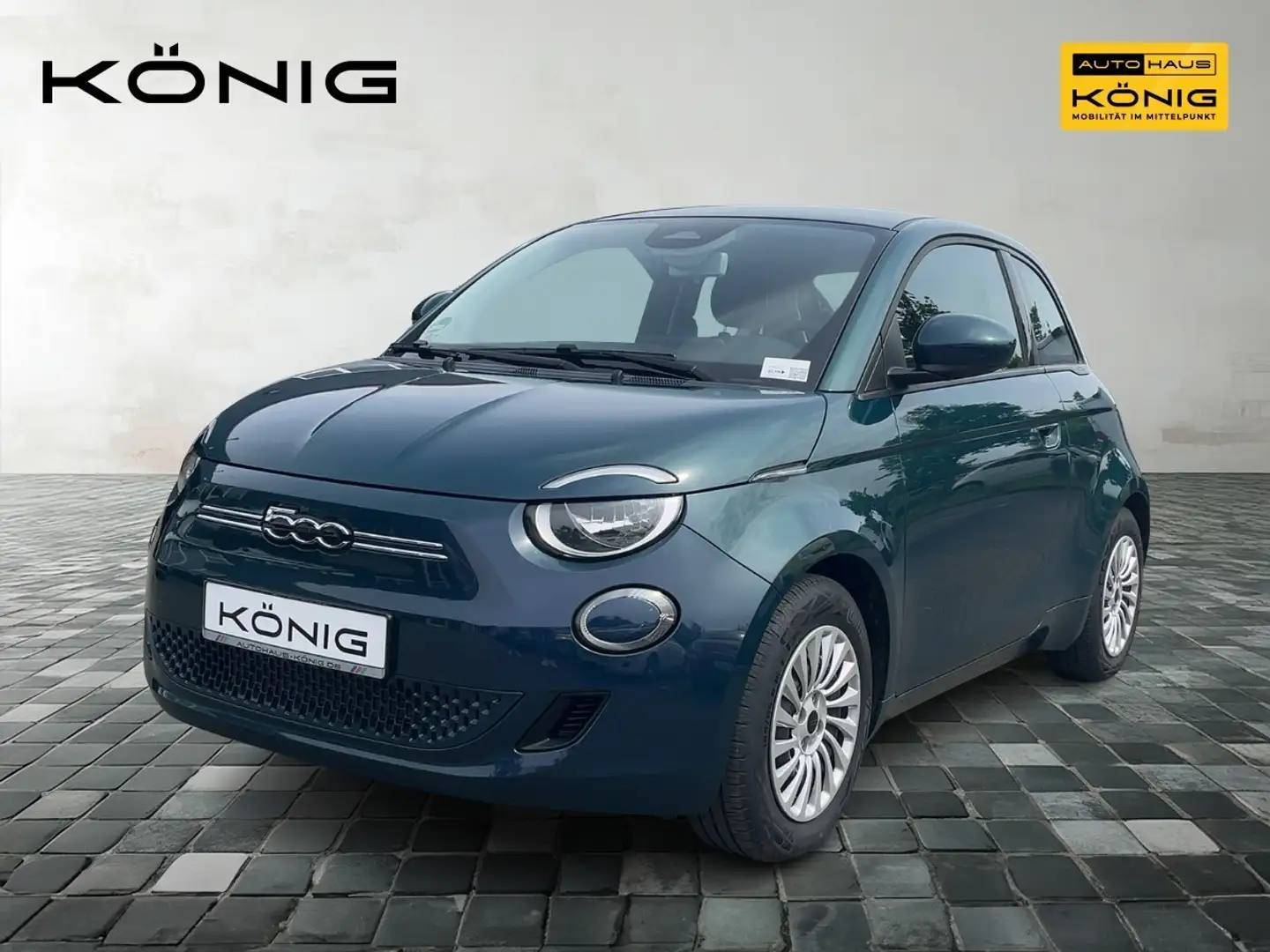 Fiat 500e Basis 43kWh CCS Tempomat Klima Carplay Grün - 1