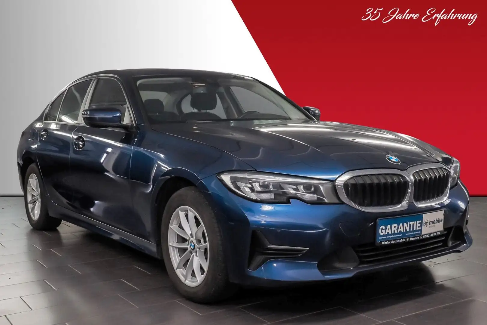 BMW 318 3 Limousine 318 d Advantage Blau - 2