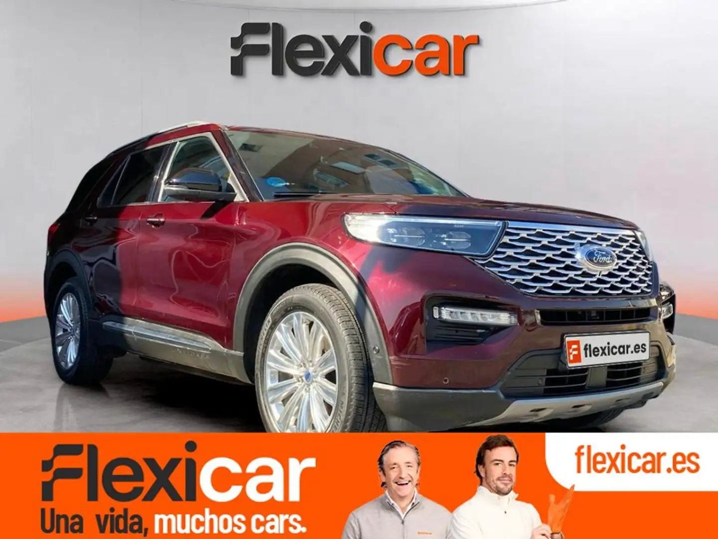 Ford Explorer 3.0 PHEV AWD Platinum Burdeos - 1