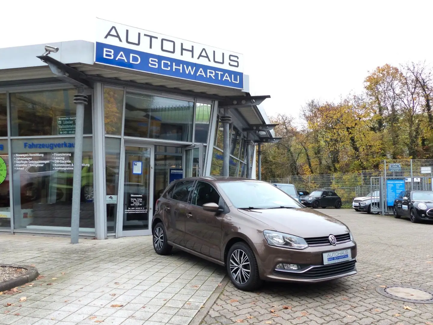 Volkswagen Polo 1.0 ALLSTAR 5-türig, Navi, Klima, Sitzhzg. Brun - 1