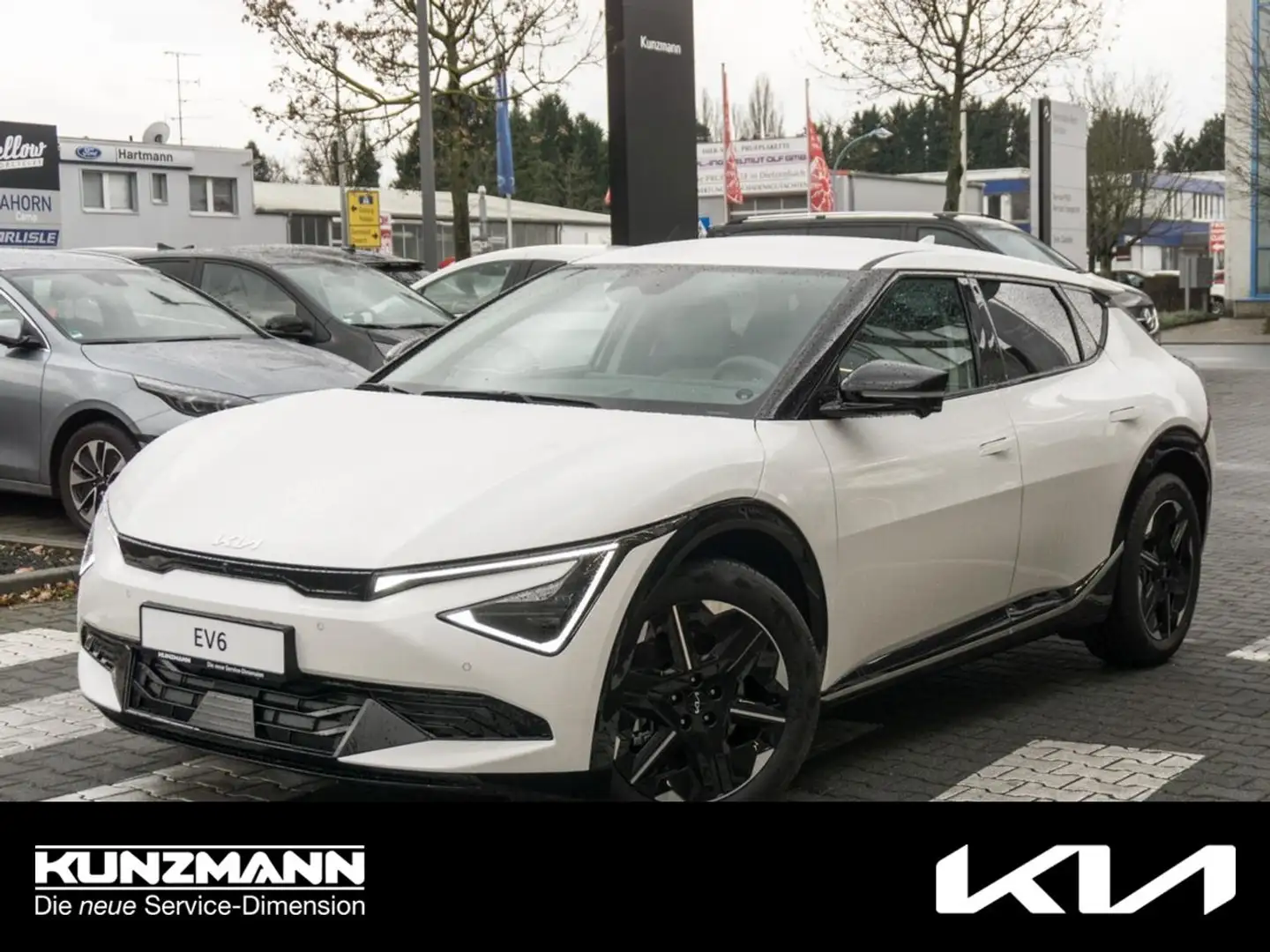 Kia EV6 84 kWh Earth Navi Kamera Wärmepumpe HeadUp Weiß - 1