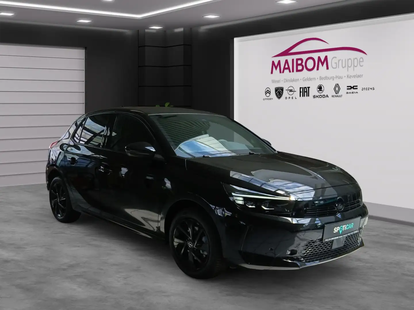 Opel Corsa F GS LHZ SHZ Panorama Schwarz - 2