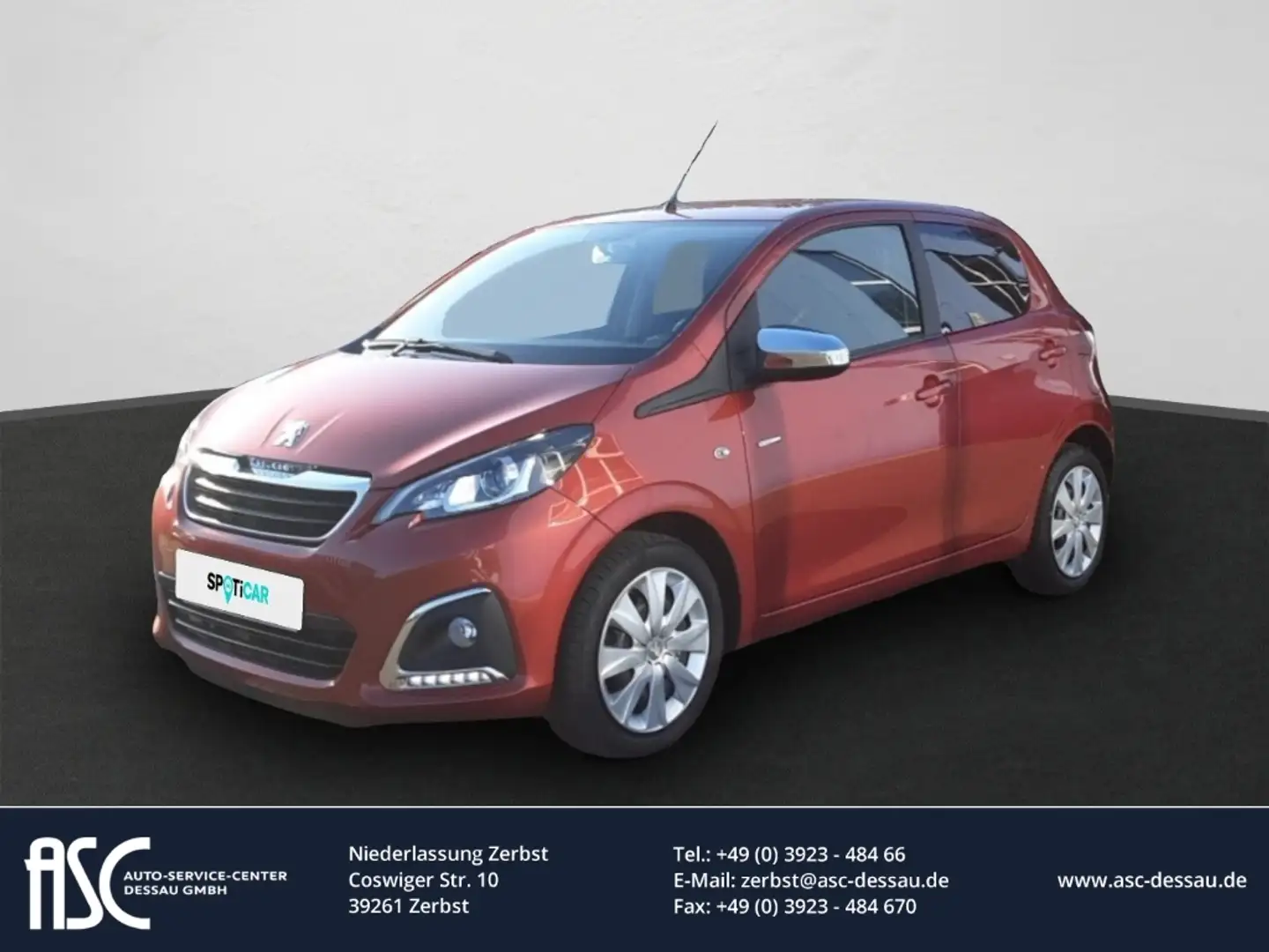 Peugeot 108 STYLE 72 S&S 5T MirrorLink,Bluetooth,DAB Rot - 1