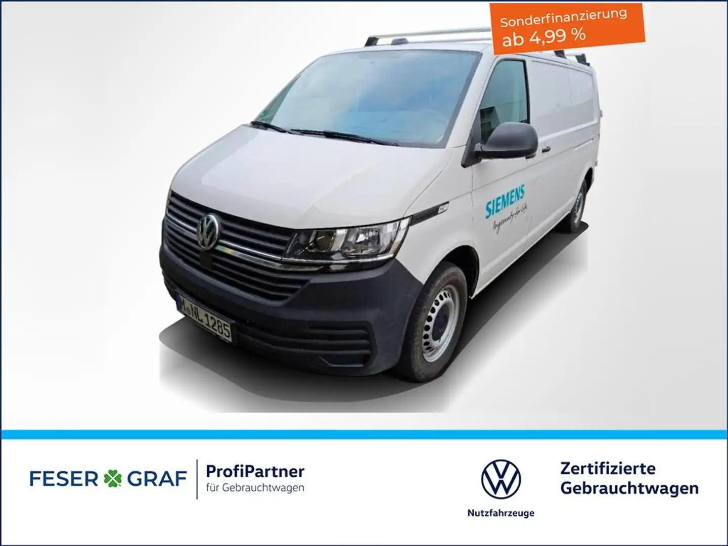 Volkswagen T6.1 Kasten 2.0 TDI LR Standheizung Blanco - 1
