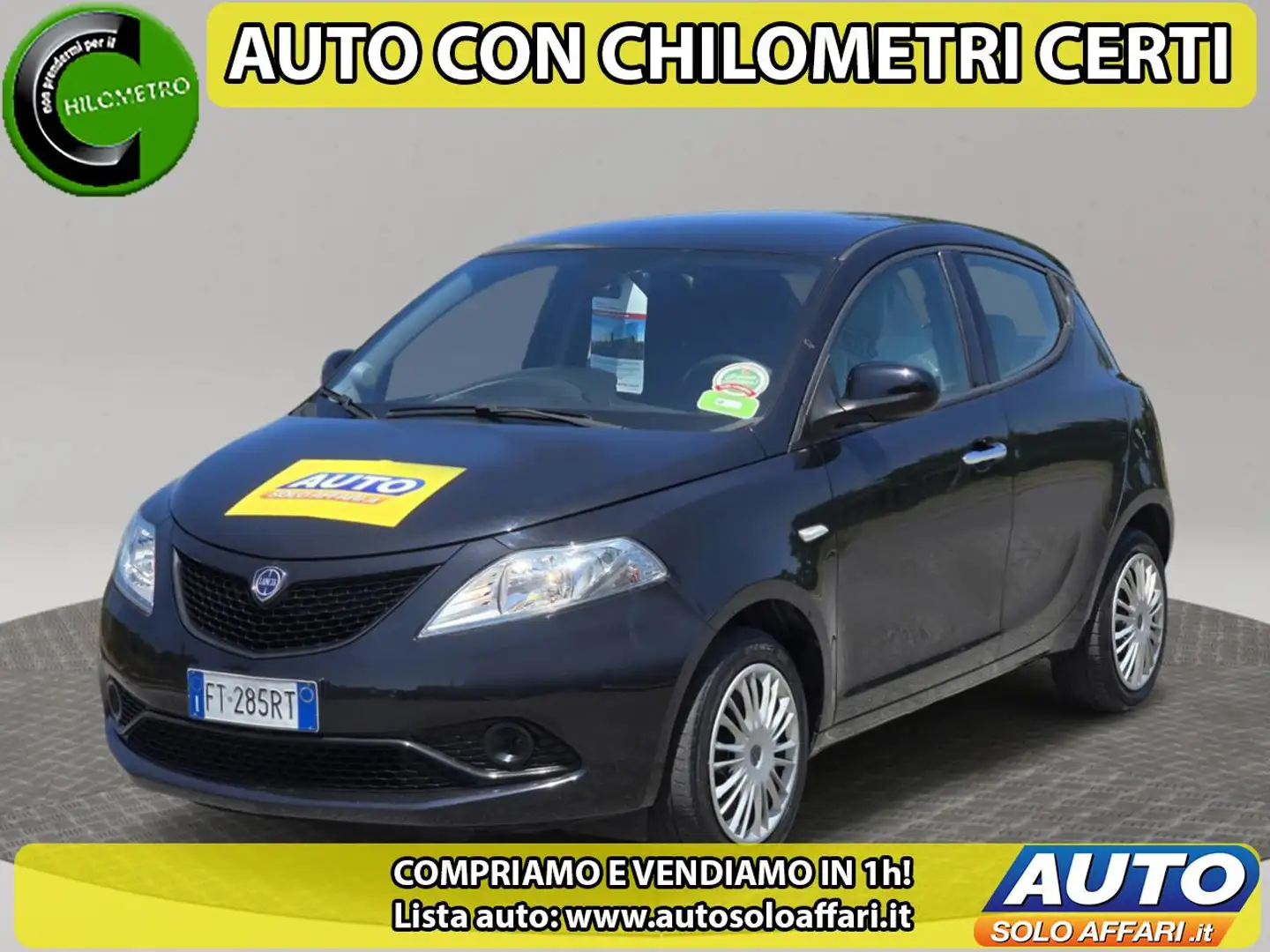 Lancia Ypsilon 1.2 69CV 5P 71.000KM 2019 EURO6D NEOPATENTATI/RATE Noir - 2