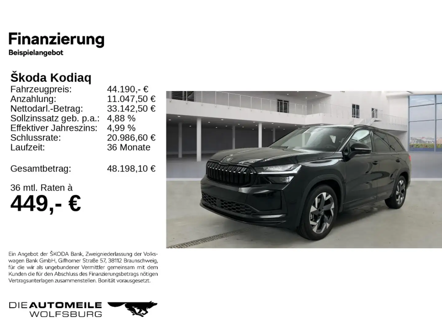 Skoda Kodiaq 1.5TSI DSG SPORTLINE 7SITZE/NAVI/KAM/SITZ Noir - 2