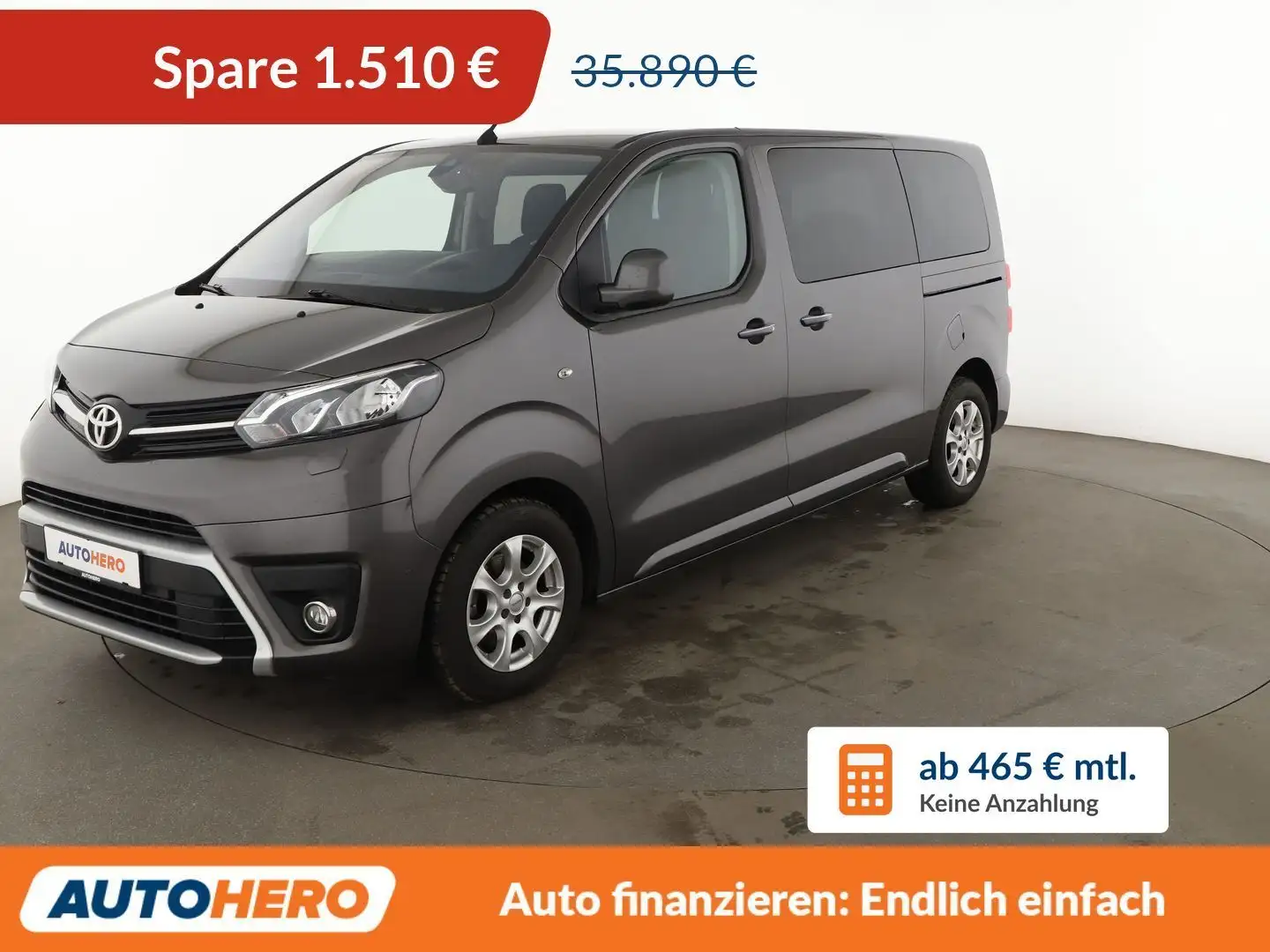 Toyota Proace 2.0 D-4D L1 Family Comfort Aut*NAVI*TEMPO*CAM*PDC* Gris - 1