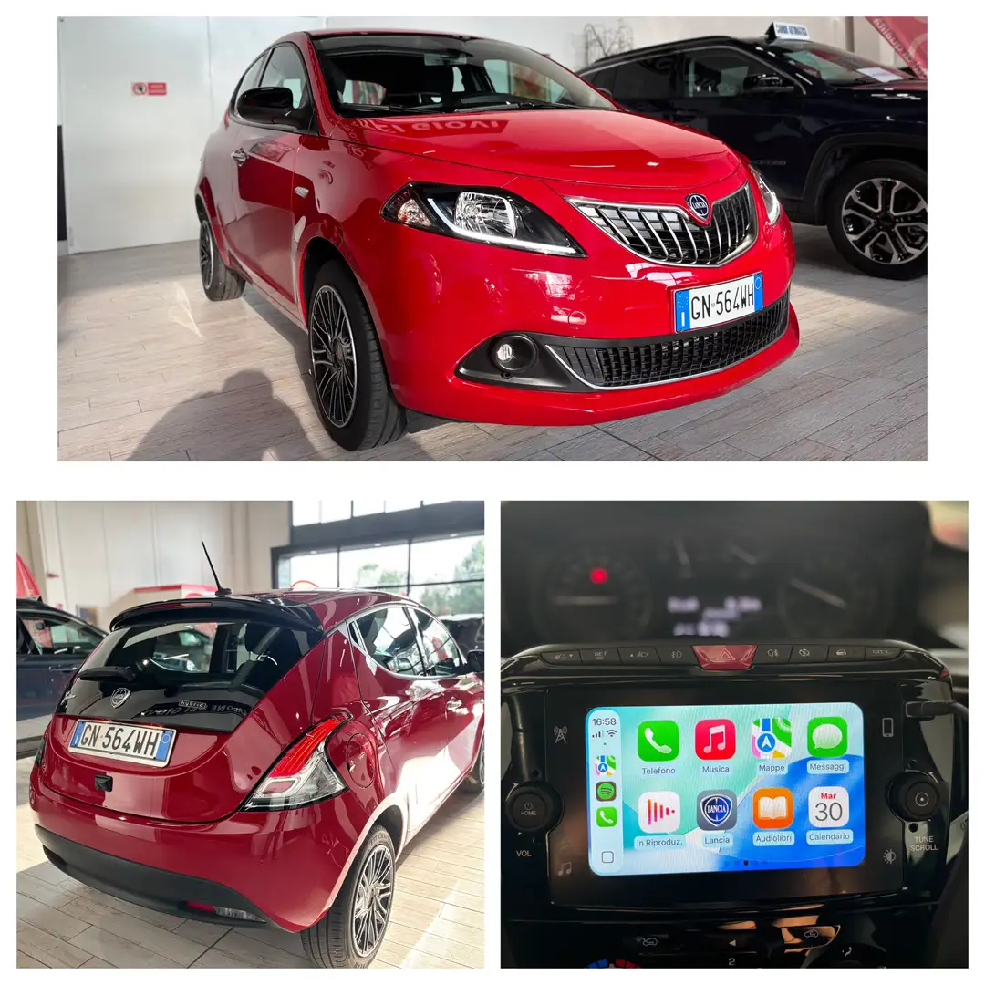 Lancia Ypsilon GOLD 1.0 HYBRID 70CV  RESTYLING KM CERT. FULL OPT. Rosso - 1