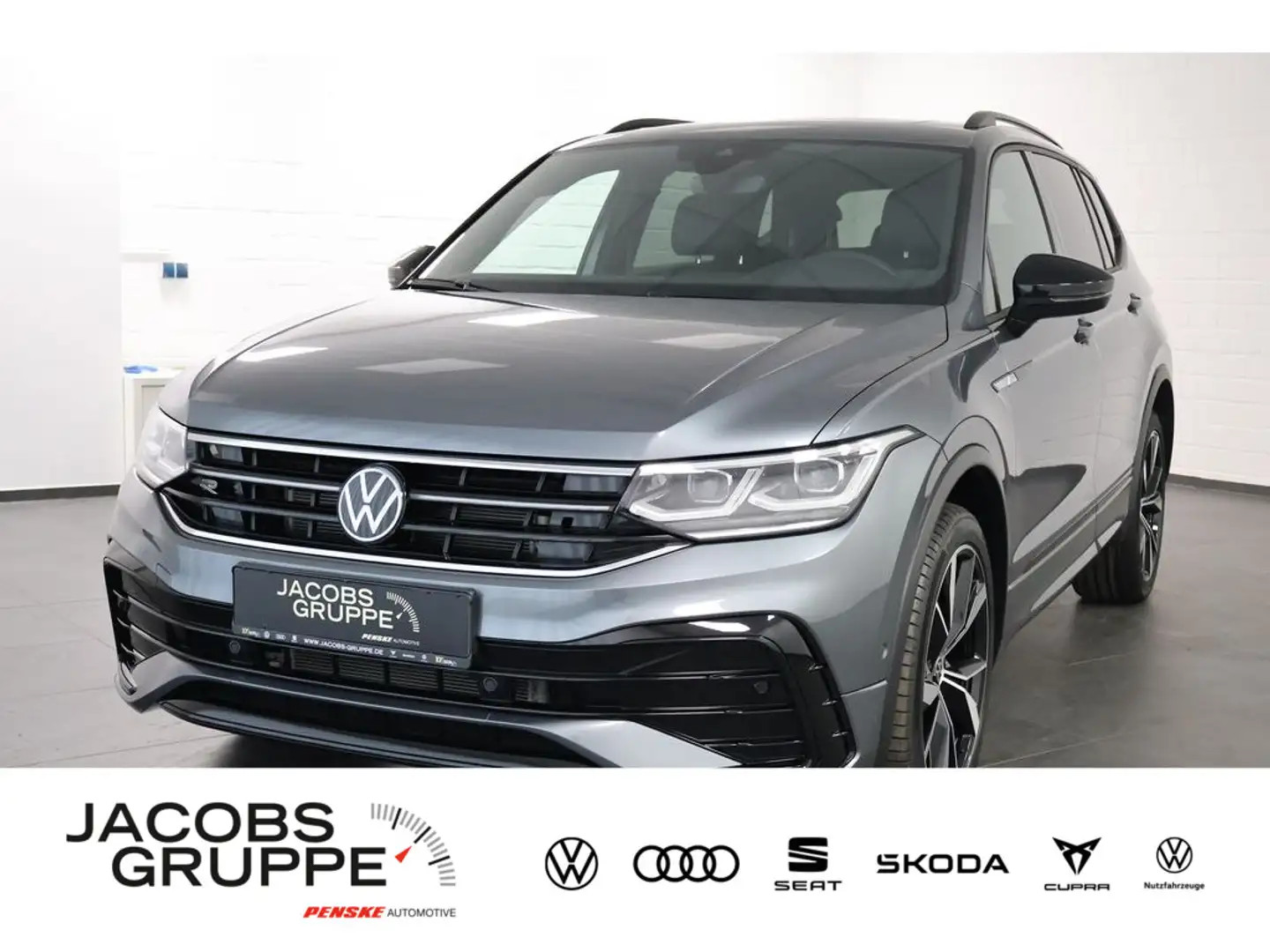 Volkswagen Tiguan Allspace 2.0 TDI 4M R-Line "Black Style" Gris - 2